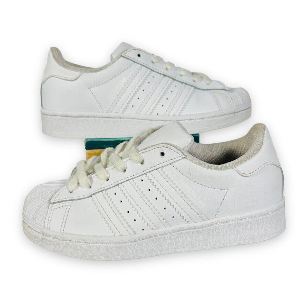 Adidas Superstar J 'Triple White' EF5395 Youth 12‎